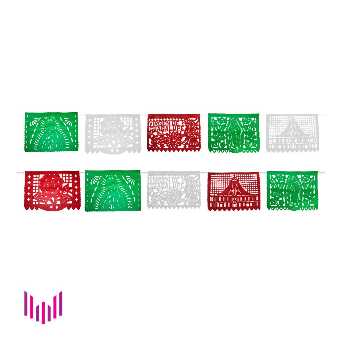 Enramada De Papel Virgen De Guadalupe Papel Picado Magicel 0466