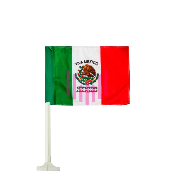 Bandera mexicana de tela para escritorio Paq. 10 Pzs