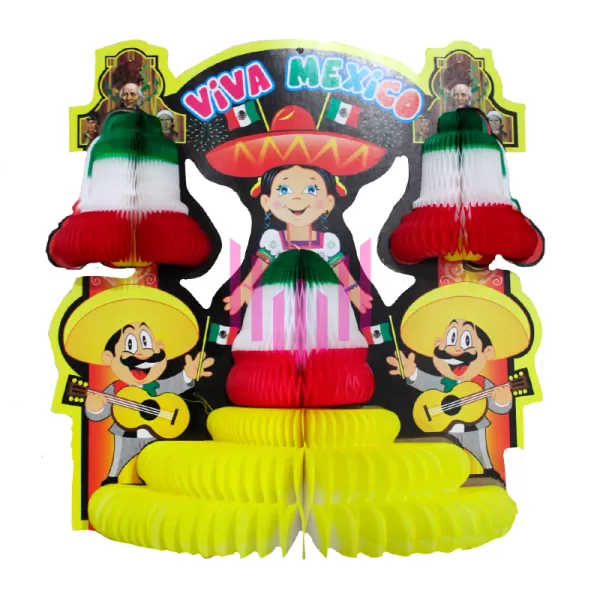 China Poblana con campana Paq. 10 Pzs