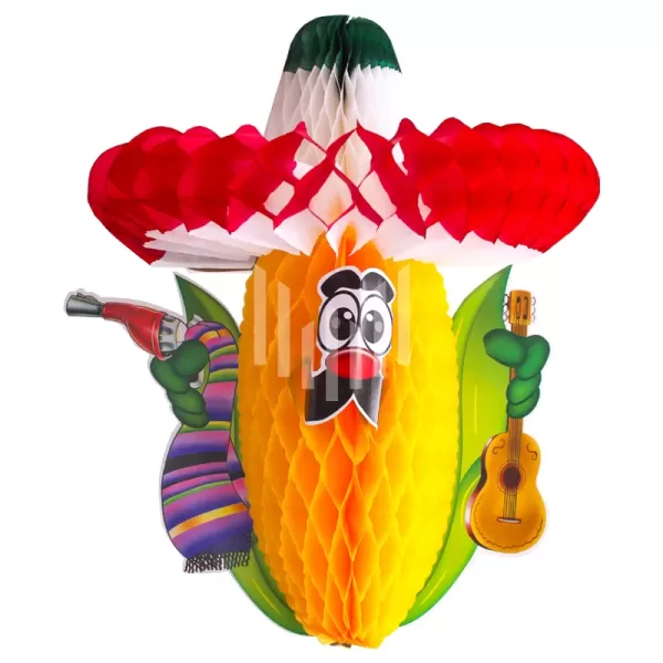 Elote grande 3d plegable Paq. 10 Pzs