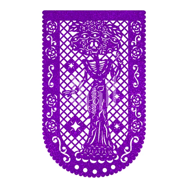 Frontal Metalico Vertical Catrina 40 X 65 Cm